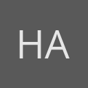 Hayley avatar consisting of their initials in a circle with a dark grey background and light grey text.